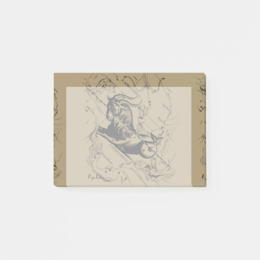 Capricorn Constellation Map Hevelius circa 1690 Post-it® Notes (Voorkant)