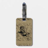 Capricorn Constellation Map Hevelius Engraving Bagagelabel (Achterkant verticaal)