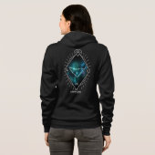 Capricorn Constellation & Zodiac Symbol Hoodie (Achterkant volledig)