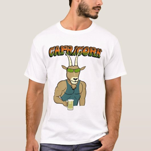 Capricorn de geit t-shirt (Voorkant)