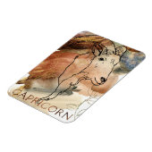 Capricorn de geit zodiaa astrologie verjaardag bla magneet (Linkerzijde)