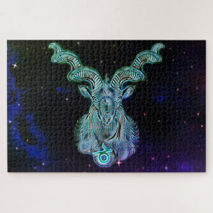 capricorn de geit zodiac puzzle legpuzzel