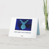 capricorn de geit zodiac wenskaart kaart (Achterkant)