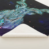 capricorn de geit zodiadedeken sherpa deken (3/4)