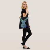 capricorn de geitentzodiale canvas tas (Op model)