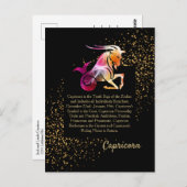 Capricorn de Goat Briefkaart (Voorkant / Achterkant)