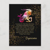 Capricorn de Goat Briefkaart (Voorkant)