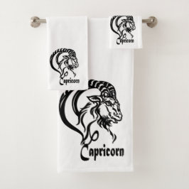 Capricorn de Zee Goat Zodiac Bad Handdoek