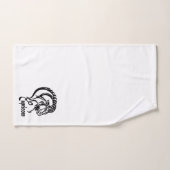 Capricorn de Zee Goat Zodiac Bad Handdoek (Handdoek)