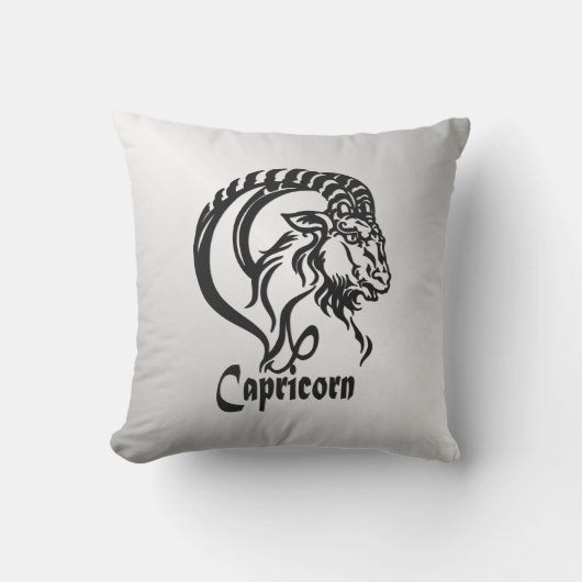 Capricorn de Zee Goat Zodiac Buitenkussen (Voorkant)