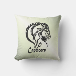 Capricorn de Zee Goat Zodiac Green Buitenkussen