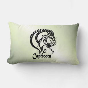 Capricorn de Zee Goat Zodiac Green Kussen