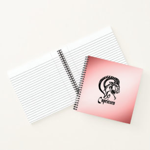 Capricorn de Zee Goat Zodiac Notitieboek