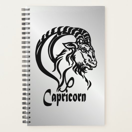 Capricorn de Zee Goat Zodiac Planner (Voorkant)