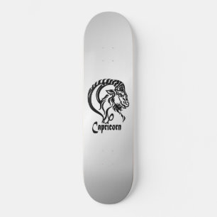 Capricorn de Zee Goat Zodiac Silver Persoonlijk Skateboard