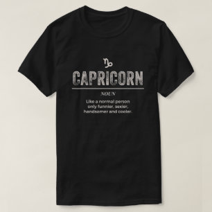 Capricorn Definition Apparel for Men Women Funny T-shirt