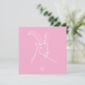 Capricorn Feestdagenkaart (Staand voorkant)
