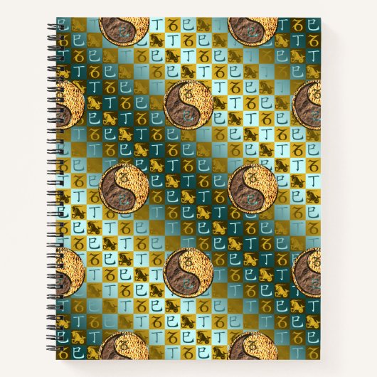 Capricorn & Fire Snake Notitieboek (Voorkant)
