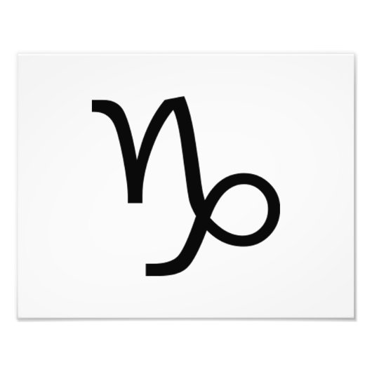 Capricorn Foto Afdruk (Voorkant)