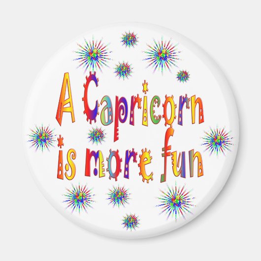 Capricorn Fun Magneet (Voorkant)