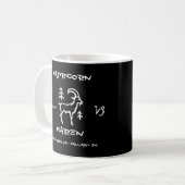 Capricorn - Gepersonaliseerd Koffiemok (Voorkant links)