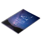 Capricorn | Gepersonaliseerde zodiac-constellatie Notitieboek (Linkerzijde)