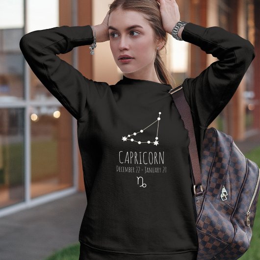 Capricorn | Gepersonaliseerde zodiac-constellatie Trui