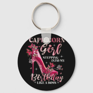 Capricorn Girl die mijn verjaardag ingaat als Boss Sleutelhanger