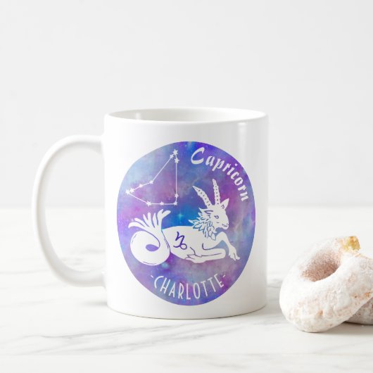 Capricorn Goat Constellation Stars Name Birthday Koffiemok (Met donut)