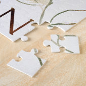 Capricorn goat zodiac black gold flowers planes legpuzzel (Zijkant)