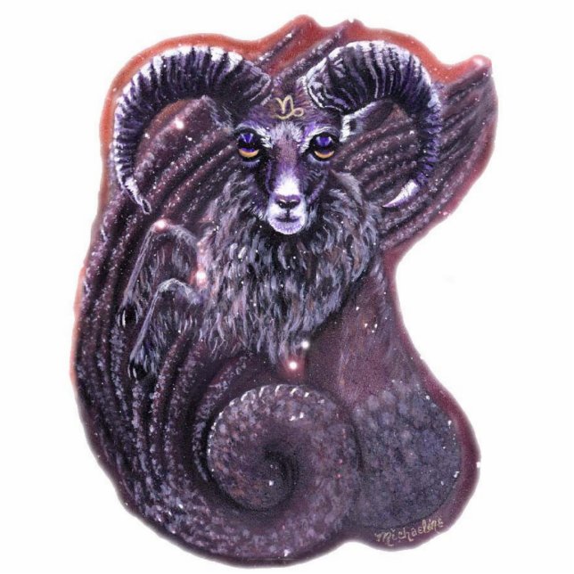 Capricorn Goatfish Keychain Fotobeeldje Sleutelhanger (Voorkant)