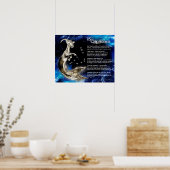 Capricorn Gold-kenmerken Poster (Keuken)