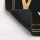 Capricorn hammered gold zodialogy muismat (Hoek)