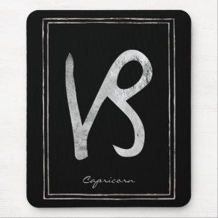 Capricorn hammered Silver astrology zodiaster Muismat