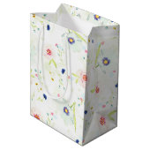 Capricorn - Happy Birthday Medium Gift Bag Cadeauzakje (Achterkant Gekanteld)