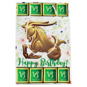 Capricorn - Happy Birthday Medium Gift Bag Medium Cadeauzakje (Voorkant)