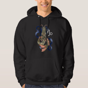 Capricorn Horoscope Geïnspireerd Capricorn Symbool Hoodie