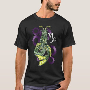 Capricorn Horoscope Geïnspireerd Capricorn Symbool T-shirt