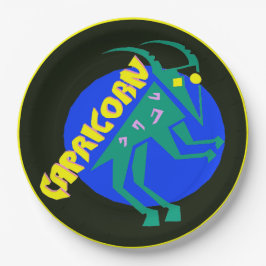 Capricorn Horoscope Sign Zodiac Paper Borden Papieren Bordje