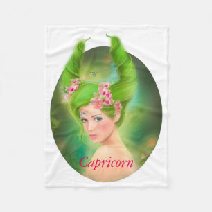 Capricorn Horoscope Zodiac - Fantasy Fleece Deken