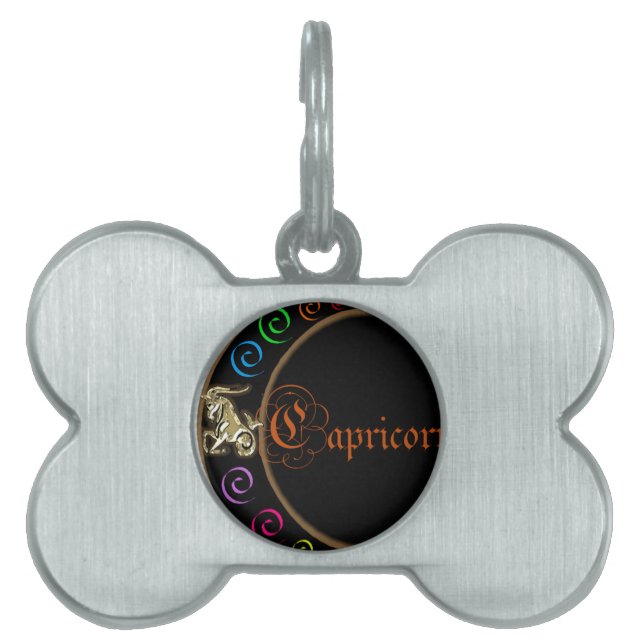 Capricorn Huisdieren Naamplaatje (voorkant)