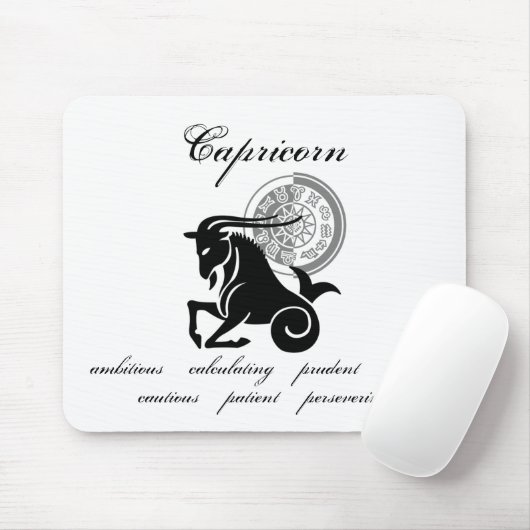  capricorn is een Grieks soort Zodiac Muismat (Met muis)