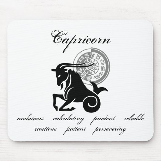  capricorn is een Grieks soort Zodiac Muismat (Voorkant)