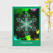 Capricorn Kaart (Gele Bloem)