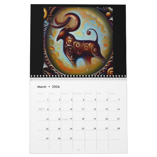 Capricorn Kalender (Mar 2026)