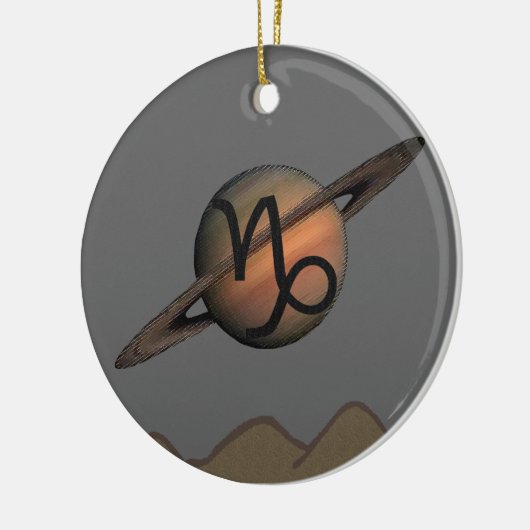Capricorn Keramisch Ornament (Links)