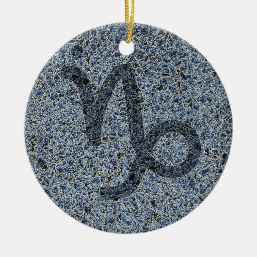 capricorn keramisch ornament (Voorkant)