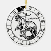 capricorn keramisch ornament (Voorkant)