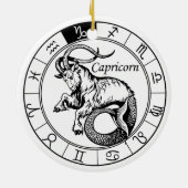 capricorn keramisch ornament (Achterkant)