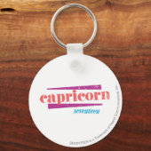 Capricorn Lt. Roze Sleutelhanger (Voorkant)